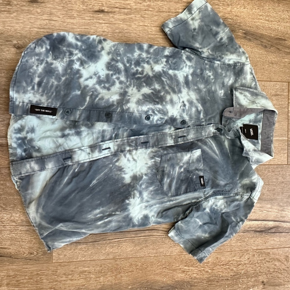 Vans Blue Tie-Dye Shirt